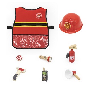 Firefighter role play set (8pcs) - Viga